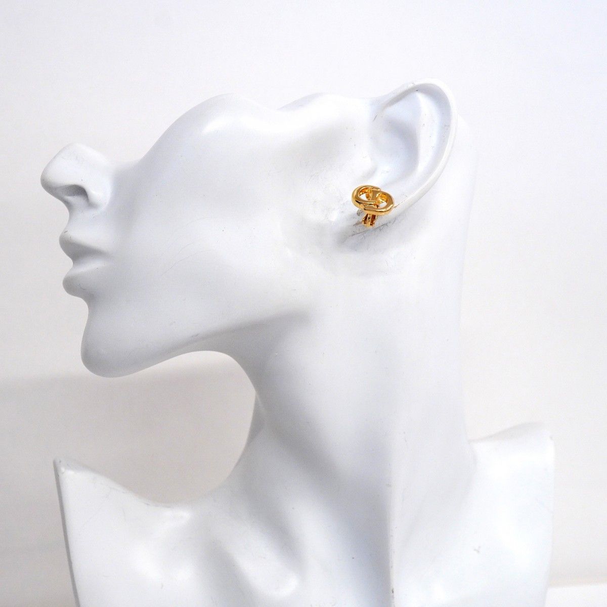 Dior Earrings CD Logo Gold Plated — view 5
