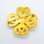Chanel Brooch Vintage CC Logo Gold Plated — view 5