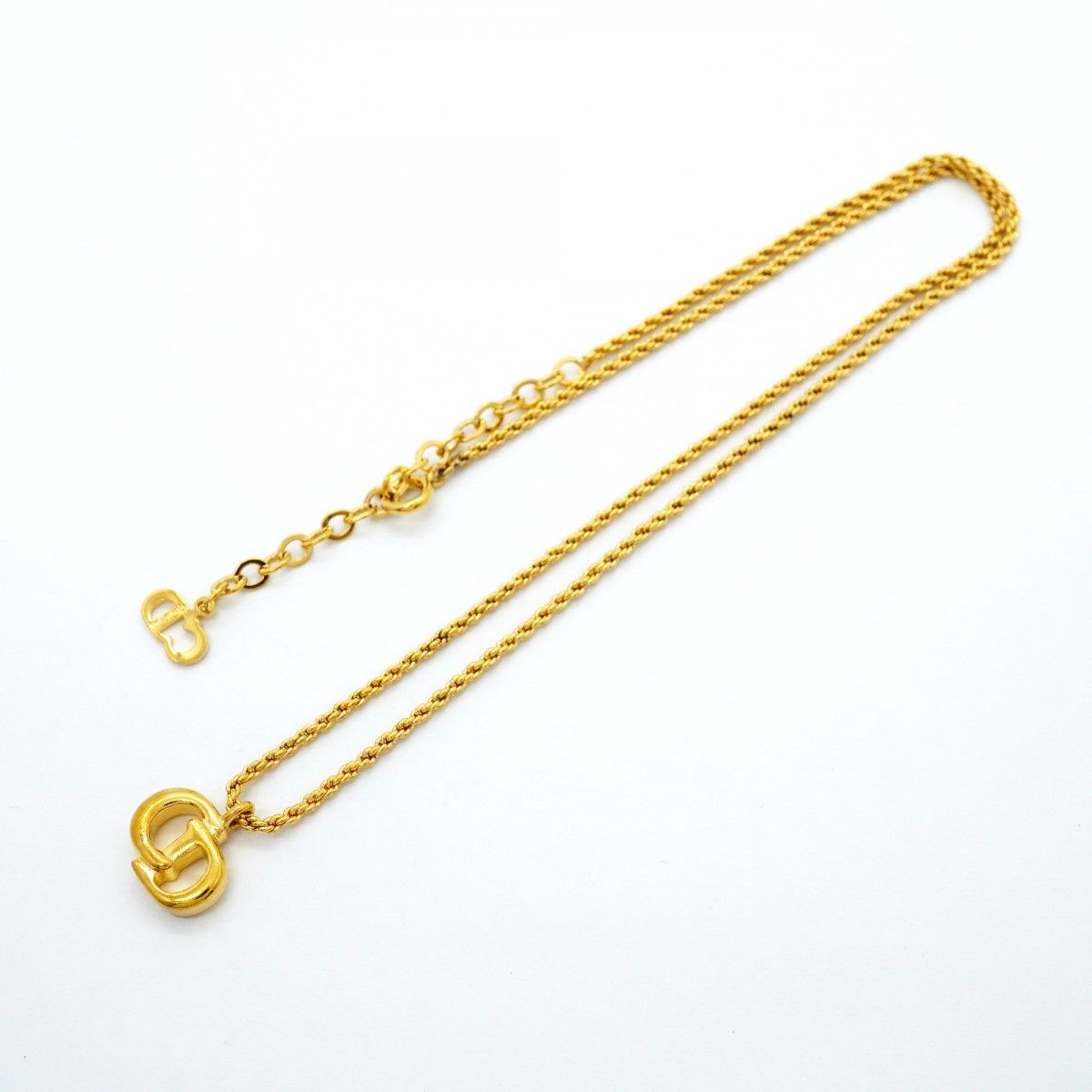 Dior Necklace CD Logo Gold Plated — view 3