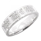 Hermes Ring Kilim 18k White Gold Diamond