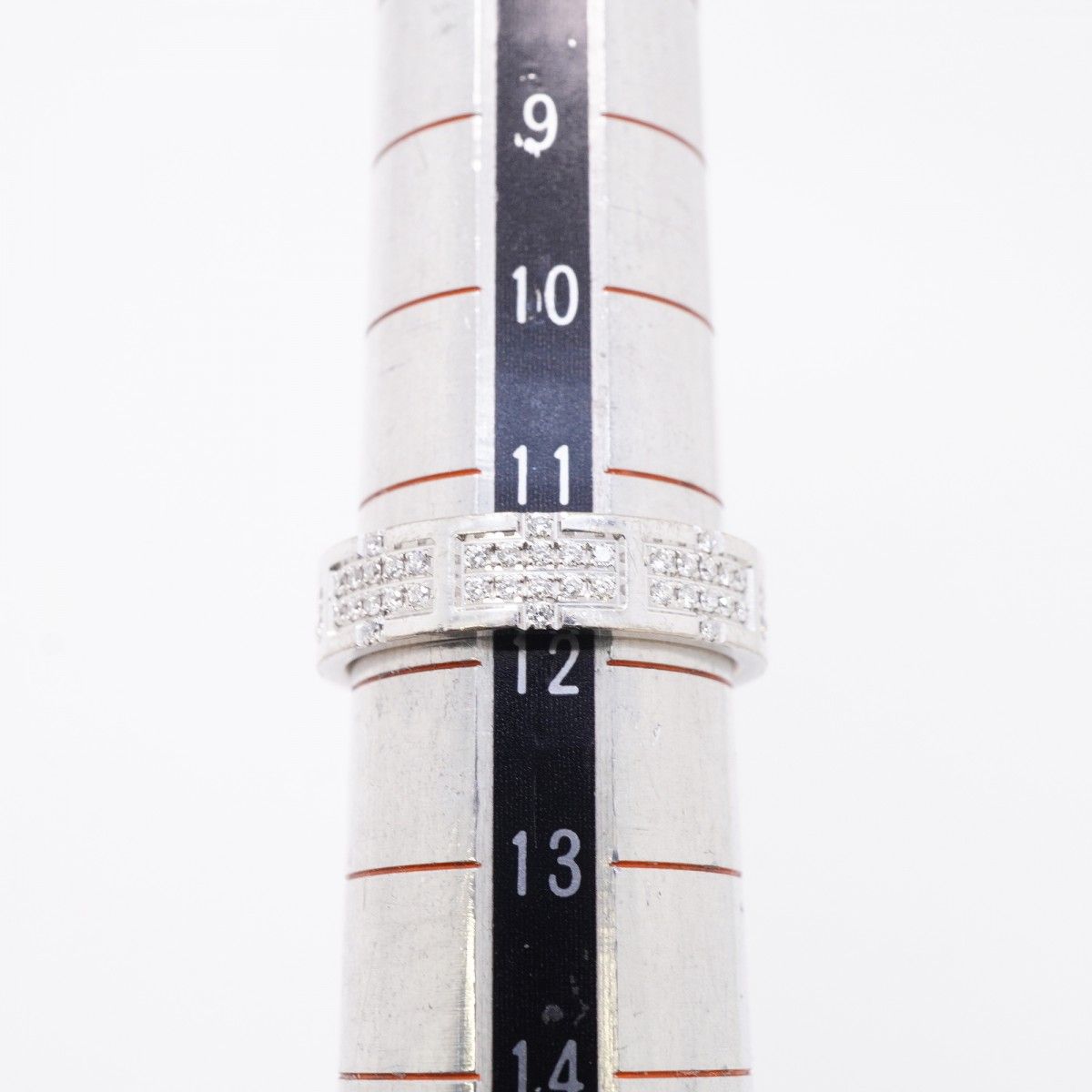 Hermes Ring Kilim 18k White Gold Diamond — view 6