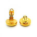 Chanel Earrings Vintage Logo Round — view 3