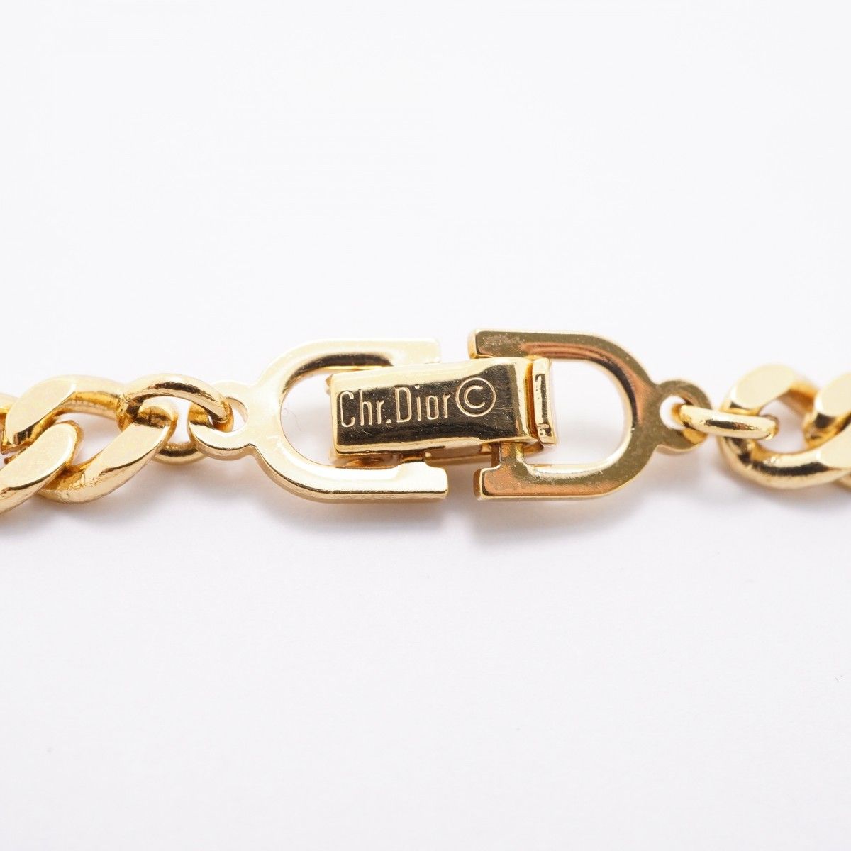 Dior Bracelet CD Logo Gold Plated Rhinestone — view 5