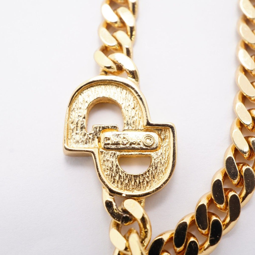 Dior Bracelet CD Logo Gold Plated Rhinestone — view 7