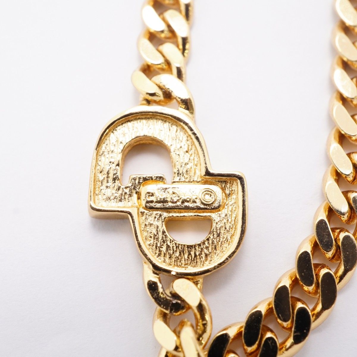 Dior Bracelet CD Logo Gold Plated Rhinestone — view 7