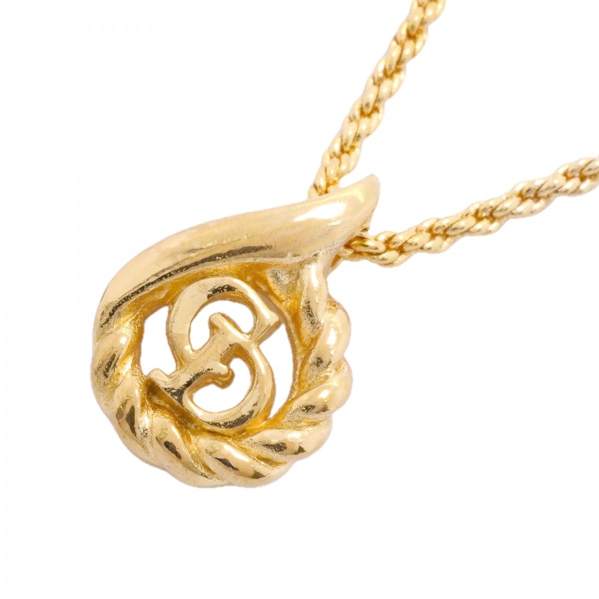 Dior Necklace CD Logo Gold Plated