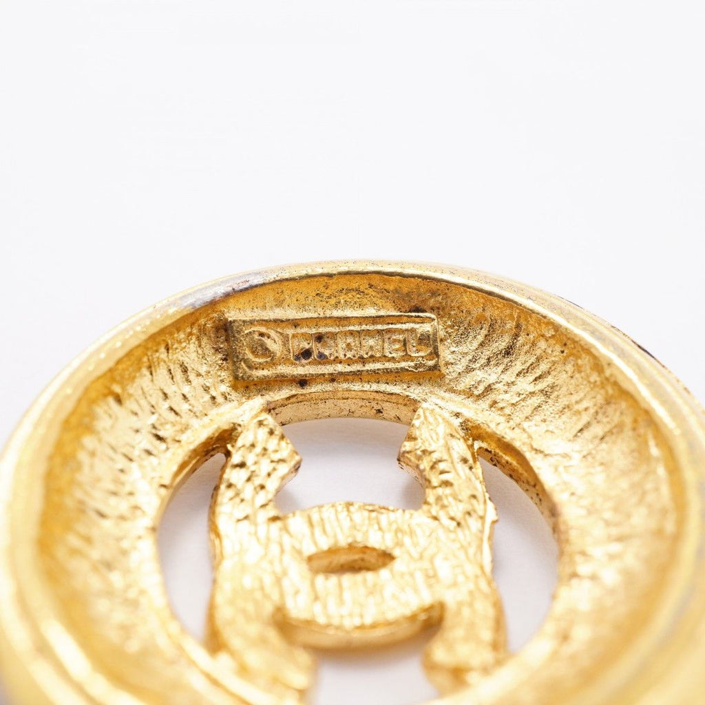 Chanel Necklace Vintage CC Logo Round — view 6