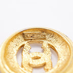 Chanel Necklace Vintage CC Logo Round — view 6