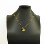 Dior Necklace CD Logo Gold Plated — view 5