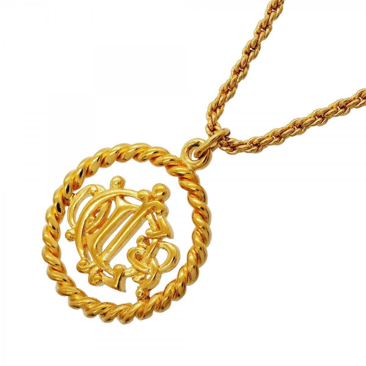 Dior Necklace Emblem Round
