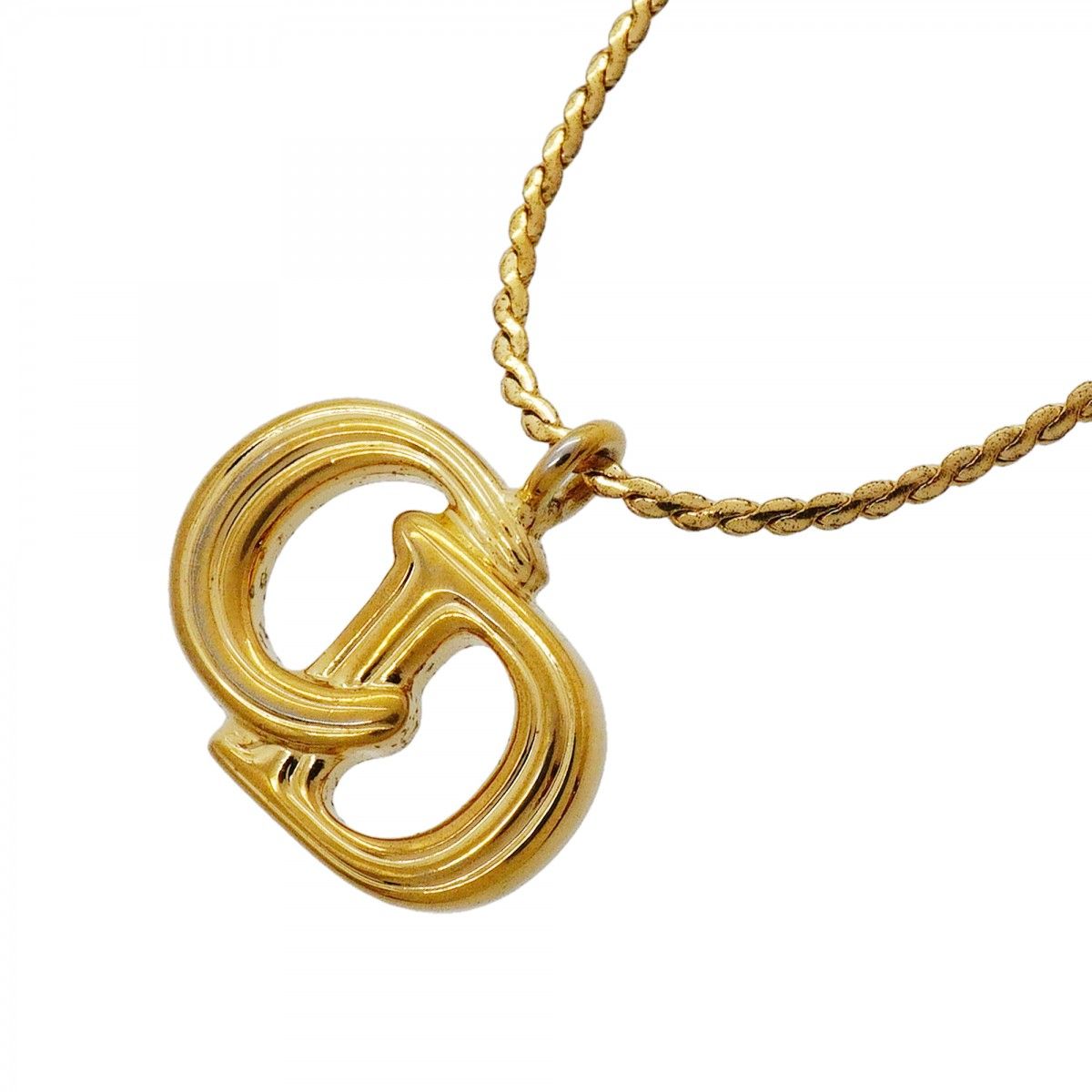 Dior Necklace CD Logo Gold Plated