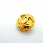 Chanel Earrings Vintage CC Logo Gold Plated — view 6