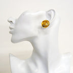 Chanel Earrings Vintage CC Logo Gold Plated — view 5