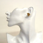 Dior Earrings CD Logo Gold Plated — view 5