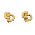 Dior Earrings CD Logo Gold Plated
