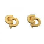 Dior Earrings CD Logo Gold Plated