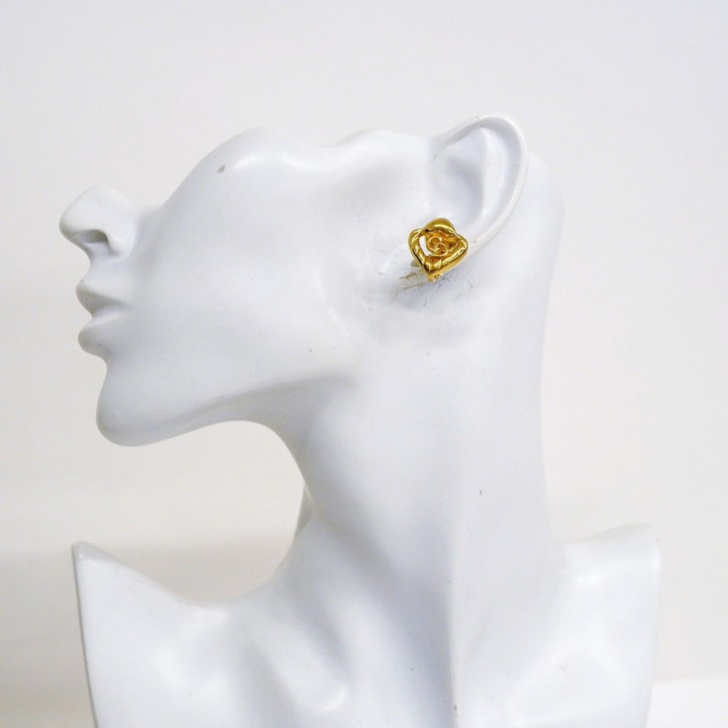 Dior Earrings CD Logo Gold Plated — view 5