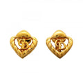 Dior Earrings CD Logo Gold Plated