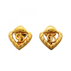 Dior Earrings CD Logo Gold Plated