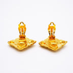 Chanel Earrings Vintage Diamond — view 6