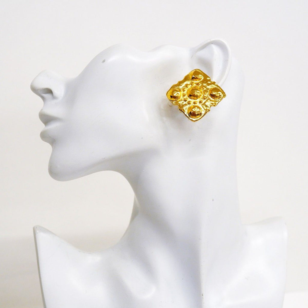 Chanel Earrings Vintage Diamond — view 5