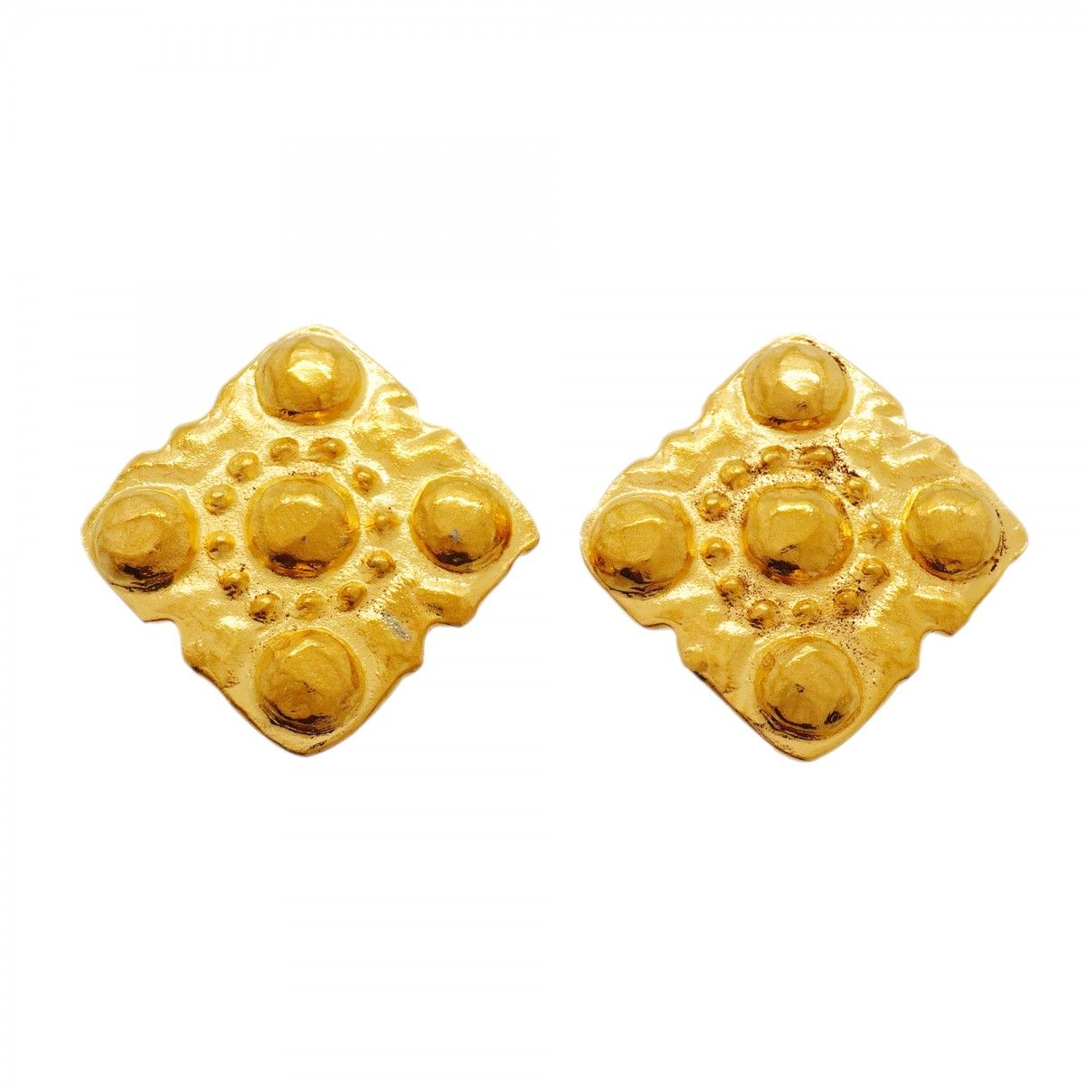 Chanel Earrings Vintage Diamond