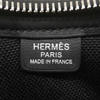 Hermes Shoulder Bag Horse Swift Cotton Black Silver — view 5