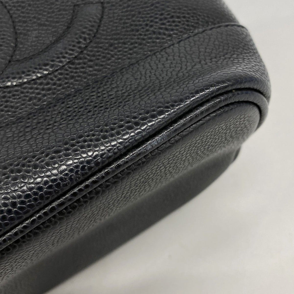 Chanel Vanity Bag Caviar Leather Black Gold — view 6
