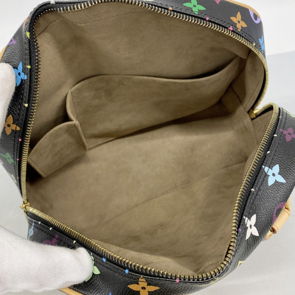 Louis Vuitton Handbag Monogram Multicolor Tourville Noir — view 4