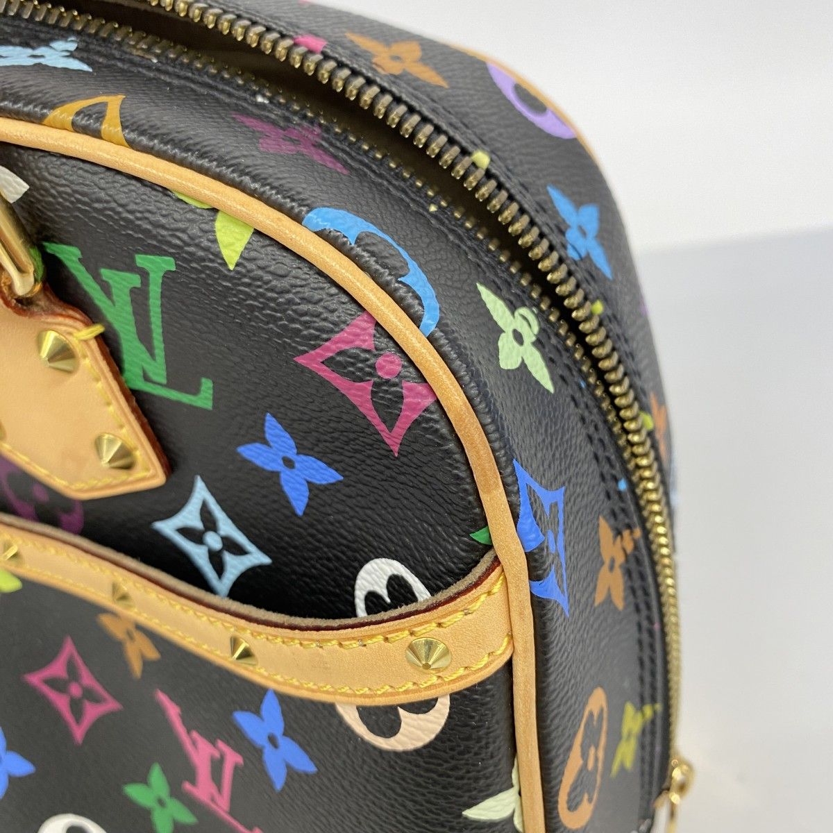 Louis Vuitton Handbag Monogram Multicolor Tourville Noir — view 9