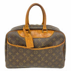 Louis Vuitton Handbag Monogram Deauville Brown