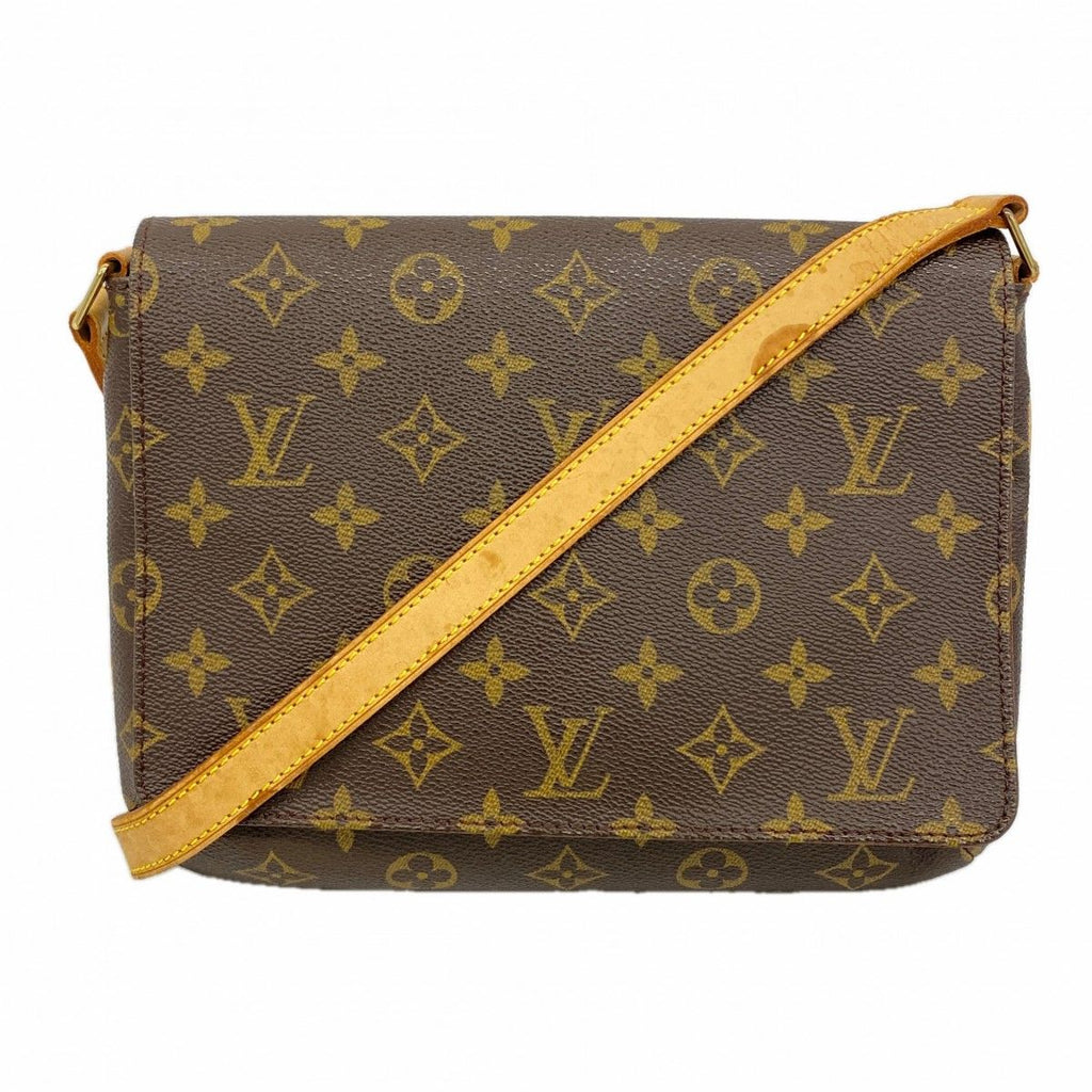 Louis Vuitton Shoulder Bag Monogram Musette Tango Short Strap Brown