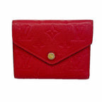 Louis Vuitton Trifold Wallet Monogram Empreinte Portefeuille Victorine Cerise