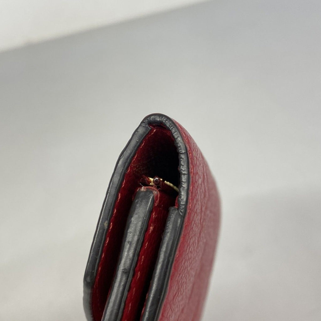 Louis Vuitton Trifold Wallet Monogram Empreinte Portefeuille Victorine Cerise — view 5