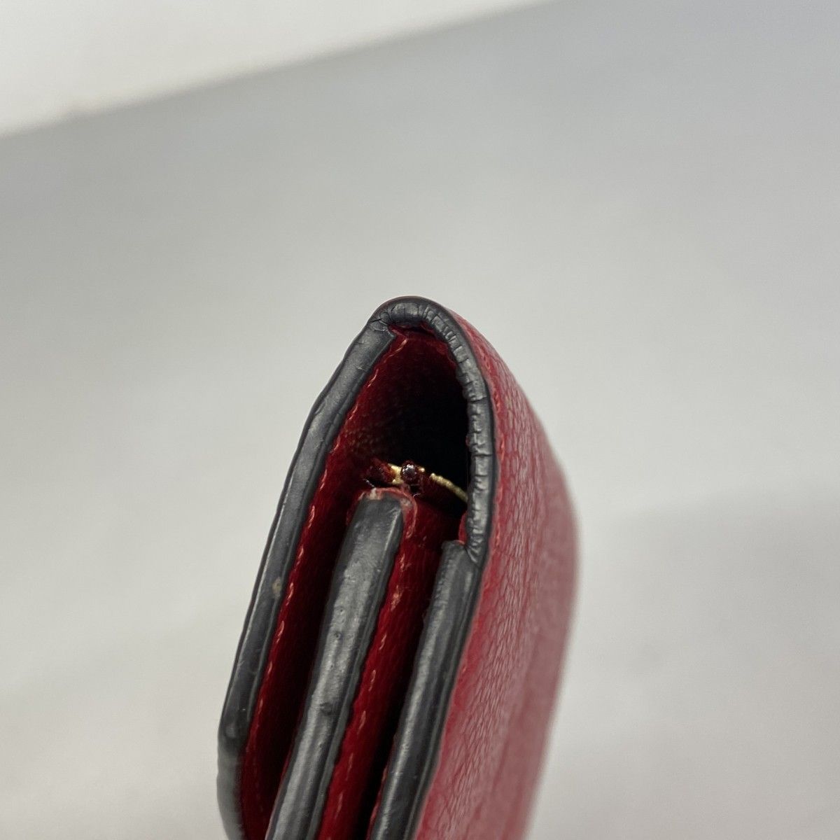 Louis Vuitton Trifold Wallet Monogram Empreinte Portefeuille Victorine Cerise — view 5