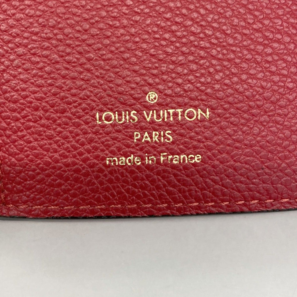 Louis Vuitton Trifold Wallet Monogram Empreinte Portefeuille Victorine Cerise — view 4