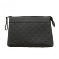 Louis Vuitton Clutch Monogram Shadow Pochette Voyage Small Black