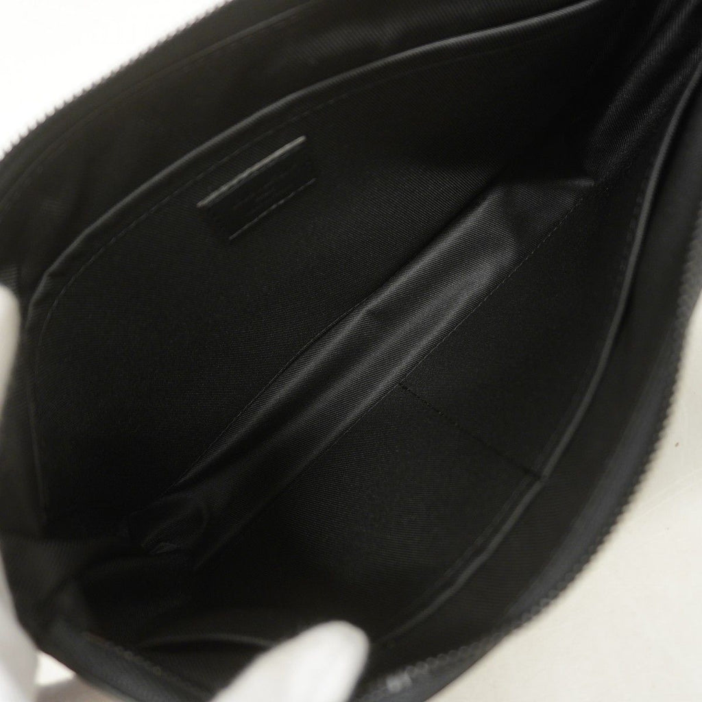 Louis Vuitton Clutch Monogram Shadow Pochette Voyage Small Black — view 4