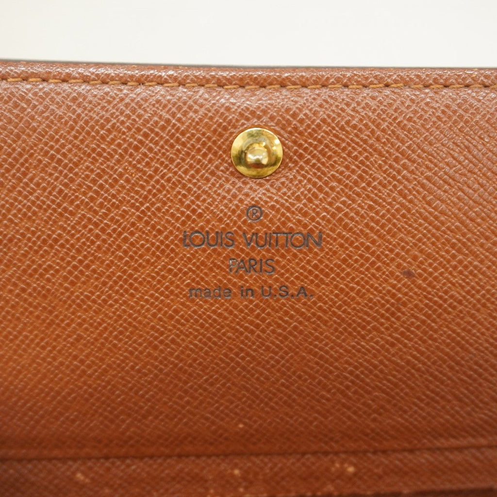 Louis Vuitton Wallet Monogram Porte-Monnaie Viennois Tresor Brown — view 4
