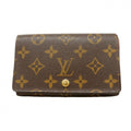 Louis Vuitton Wallet Monogram Porte-Monnaie Viennois Tresor Brown