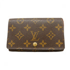 Louis Vuitton Wallet Monogram Porte-Monnaie Viennois Tresor Brown