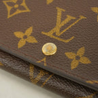 Louis Vuitton Wallet Monogram Porte-Monnaie Viennois Tresor Brown — view 8