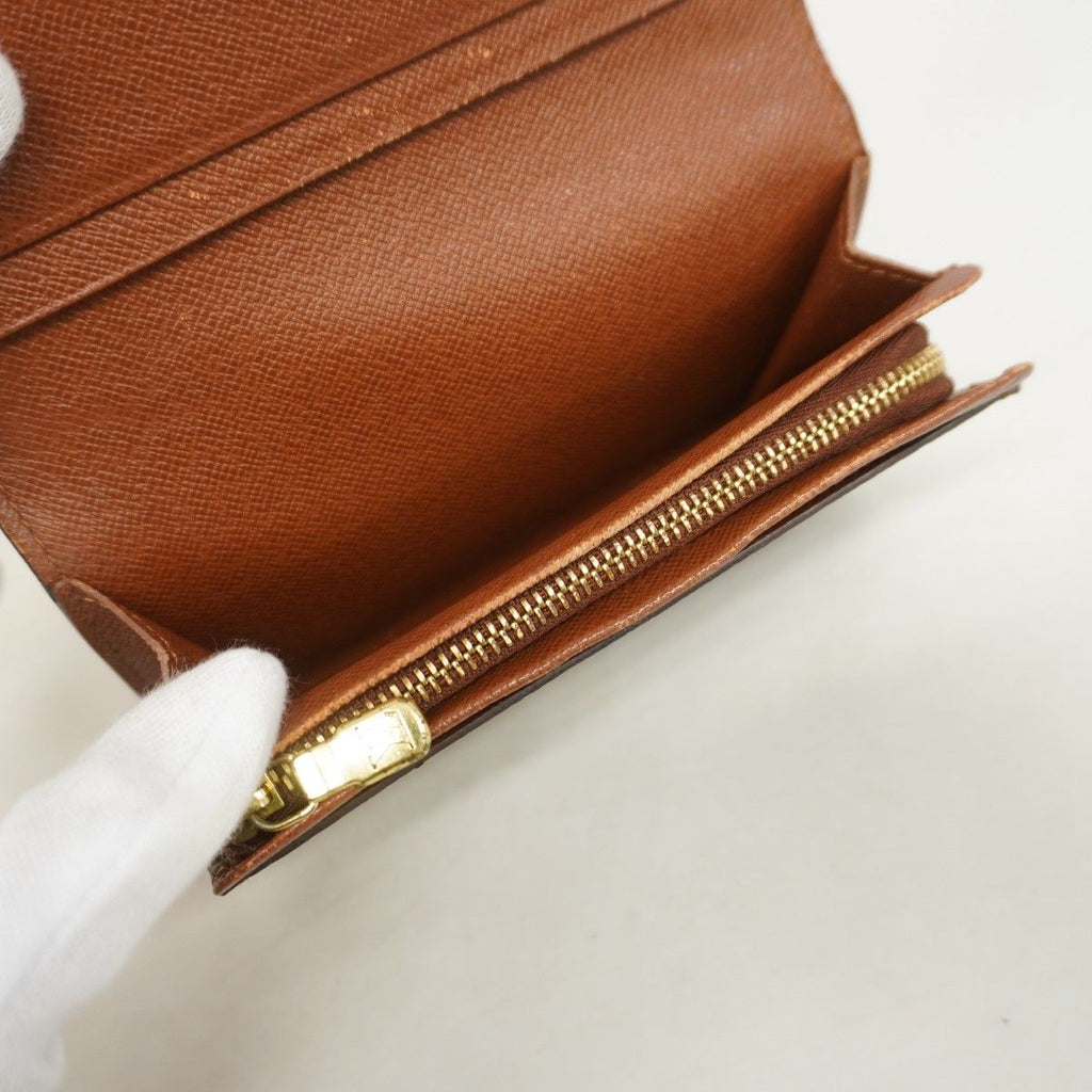 Louis Vuitton Wallet Monogram Porte-Monnaie Viennois Tresor Brown — view 3