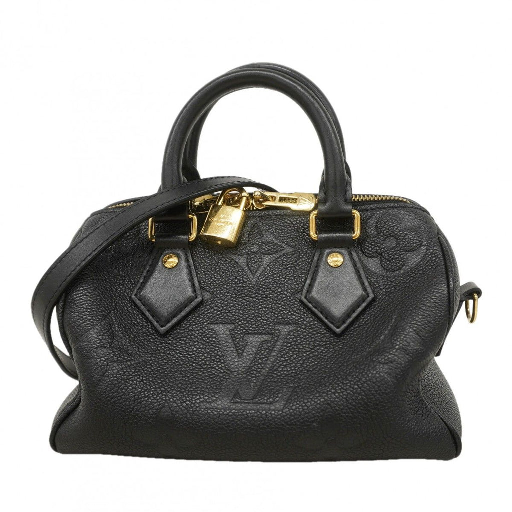 Louis Vuitton Handbag Monogram Empreinte Speedy Bandouliere 20 Noir 2-Way