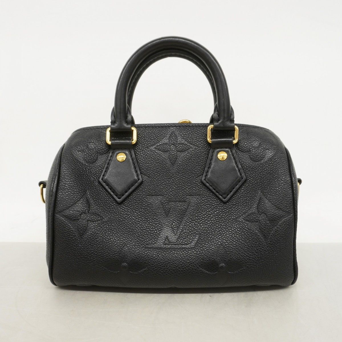 Louis Vuitton Handbag Monogram Empreinte Speedy Bandouliere 20 Noir 2-Way — view 9