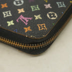 Louis Vuitton Wallet Monogram Multicolor Zippy Noir Grenade — view 6