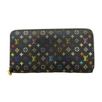 Louis Vuitton Wallet Monogram Multicolor Zippy Noir Grenade