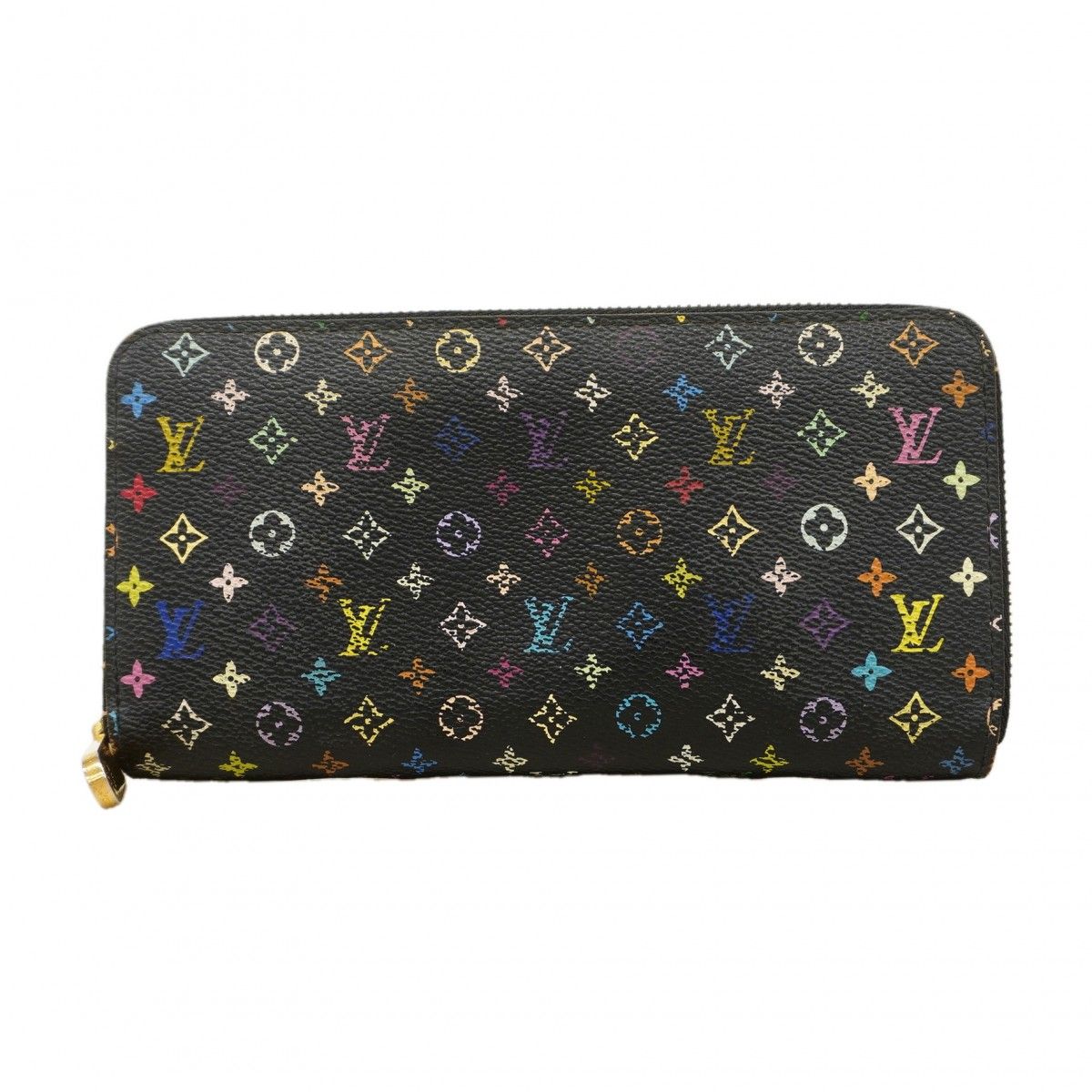 Louis Vuitton Wallet Monogram Multicolor Zippy Noir Grenade