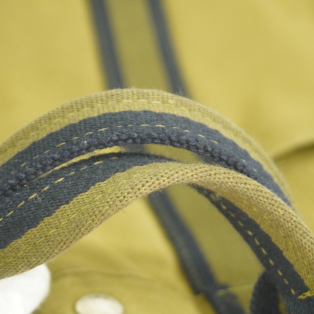Hermes Tote Fourre Tout MM Canvas Khaki Silver — view 9