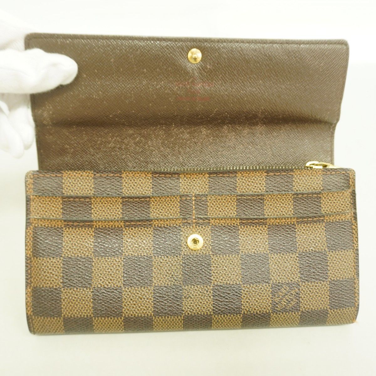 Louis Vuitton Wallet Damier Portefeuille Sarah Ebene — view 8